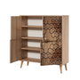 Hanah Home Multilux-720 Armario Multiusos Roble Sonoma